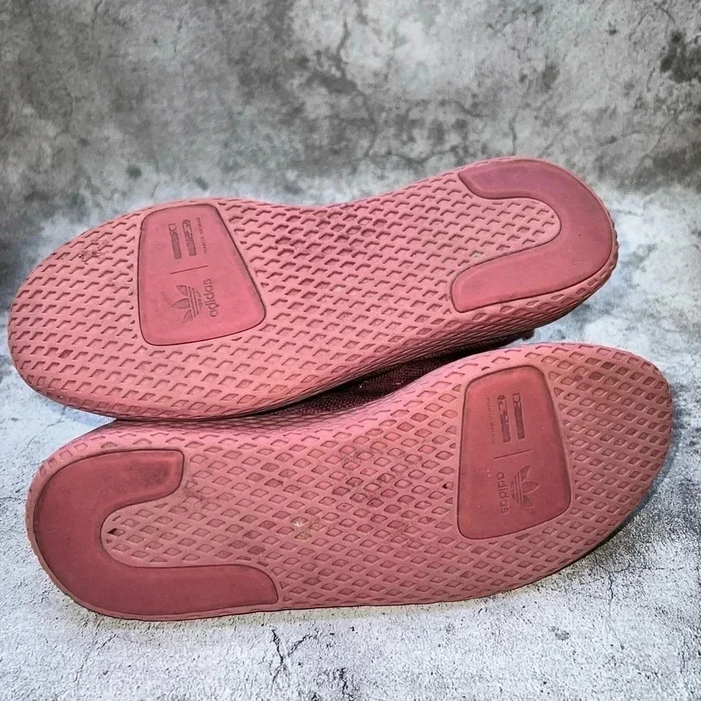 4550. ADIDAS PHARRELL PINK DIP DYED LACE UP RUNNING SNEAKER SHOES SIZE‎ WMN 6.5